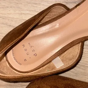 a new day Brown Pointed Flats chocolate brown classic preppy 8.5 new thumbnail 5