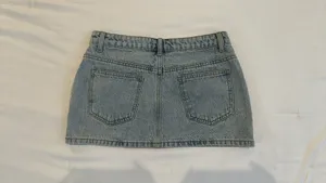Edikted Mini Denim Skirt thumbnail 2