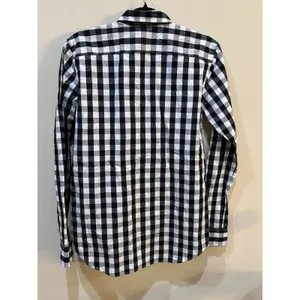 Lauren Ralph Lauren Women's Black and White Gingham Button-Down Shirt Size XS thumbnail 3