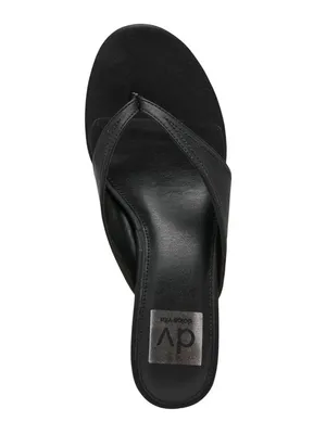 DV Dolce Vita Clarity High Heel Thong Dress Sandals CLARITY Black 9.5M thumbnail 13