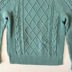 Gap Cable Knit Pullover Sweater Women XS Bistro Green thumbnail 12