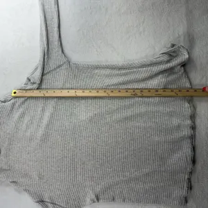 We The Free People Sweater M Medium Love Split Tunic Blue‎ Ribbed OB519393 Gray thumbnail 11