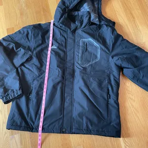 MAOYSSEN Men’s XL Black Waterproof Ski Snowboard Jacket Fleece Lined Hood NWT thumbnail 2