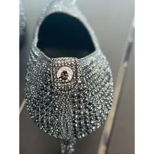 Michael Kors Black Rhinestone Pumps Size 8M thumbnail 10