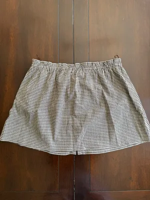 ZARA Gingham Skirt Mini thumbnail 2
