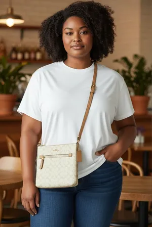Coach Rowan File Bag in Signature Canvas thumbnail 3