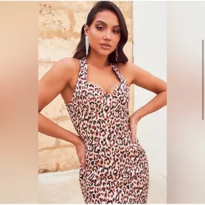 Lavish Lice NWT Underwired BustierSatin‎ Midi Dress Leopard Print Sz US 4$150 thumbnail 3