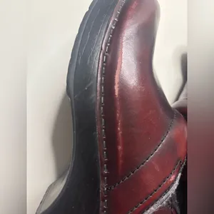DANSKO PROFESSIONAL Burgundy Clogs Womens EU 40 US 9.5/10 Leather Comfort Shoes thumbnail 7
