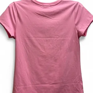 NWT Women's Pink Fleur-de-Lis Wing Graphic Short Sleeve Tee thumbnail 3
