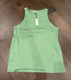 Banana Republic 100% Linen Green Tank Top Size Large NWT - C4-101 thumbnail 1