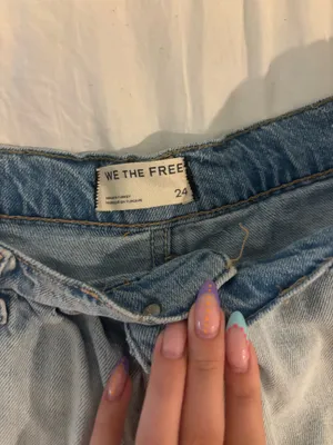 Free People Mini Denim Skirt thumbnail 2