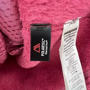 PATAGONIA Synchilla Retool Snap-T Pullover magenta / pink pockets size medium thumbnail 4
