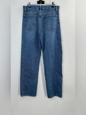 Madewell The Pieced Barrel-Leg Full-Length Jean in Mosby Wash thumbnail 7