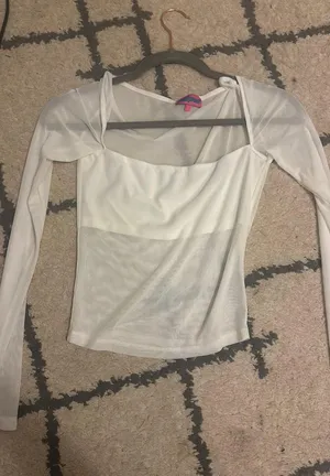 Sheer Going Out Long Sleeve Top thumbnail 1