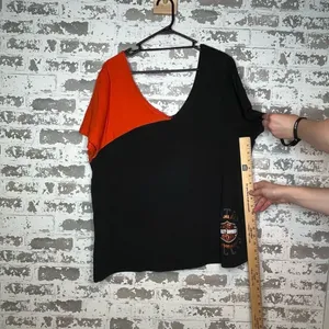 Harley Davidson | women off the shoulder vneck top thumbnail 7
