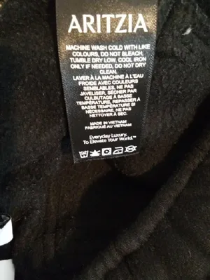 Aritzia Cozy Sweatfleece Black Jogger Mega Confy Outdoors Arrends Size 2xs thumbnail 6