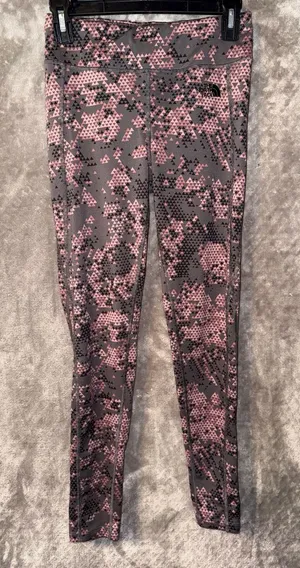 The North Face Women's Geometric Print Athletic Leggings Size Small thumbnail 1