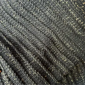Soft Surroundings Black & Gold Knit Sleeveless‎ Sweater Dress Size Medium thumbnail 5
