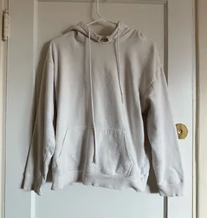 Brandy Melville Cream Pullover Hoodie thumbnail 1