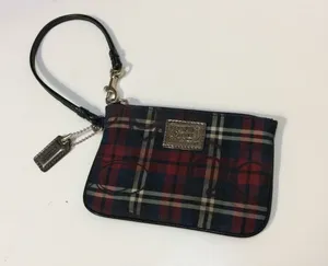 Poppy Tartan Plaid Small Wristlet thumbnail 1