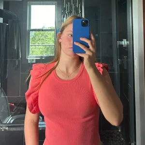 ZARA ruffle top thumbnail 1
