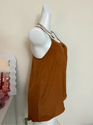 Banana Republic Burnt Orange Spaghetti Strap Camisole thumbnail 4