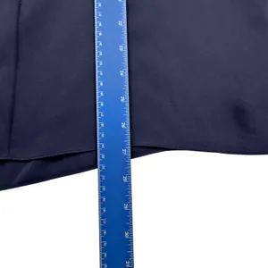 Theory Silk MED Navy Blue Keyhole Tie Front Cuffed Sleeve Blouse Tunic Minimal thumbnail 9