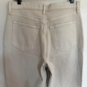 Abercrombie & Fitch Curve Love Ultra High Rise 90s Straight Jeans Beige 31‎ 12R thumbnail 10