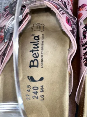 Birkenstock Betula Floral Sandals Sz 37 W6 thumbnail 4
