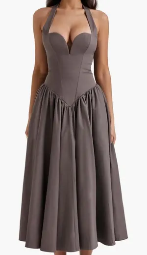 House of Cb Halter Dress thumbnail 1