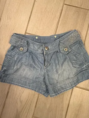 Armani Exchange Light Blue Denim Women's Shorts thumbnail 3