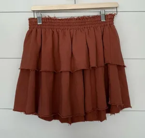 Aerie Women’s Medium Ruffle Distressed Skirt thumbnail 1