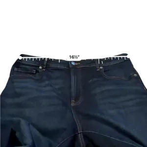 Everlane The Curvy High Rise Dark‎ Wash Cropped Skinny Jeans Sz 33 thumbnail 9