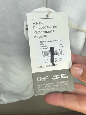 NWT Vuori Restore Oversized Crew Size medium thumbnail 8