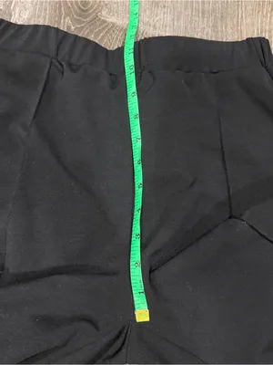 Black Pull On High Rise Pants Size L thumbnail 7