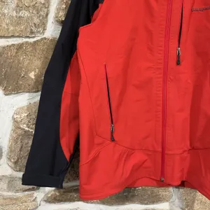 Patagonia Red/Black Two Tone  Zip Up Coat Jacket Windshield Jacket thumbnail 4