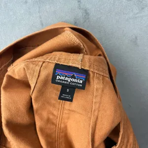 Patagonia Stand Up Shortalls S Umber Brown Organic Cotton Canvas Overalls thumbnail 2