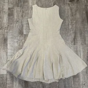 Calvin Klein Womens Dress Sleeveless Tan Khaki Gored Fully Lined Back Zip Size 4 thumbnail 9