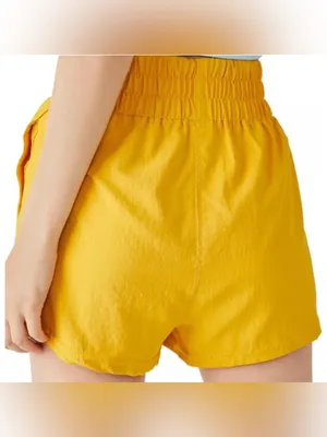 FP Movement "Next Round" shorts in a sunny yellow small thumbnail 3