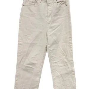 H&M Divided Wide Leg Cream Cotton Blend Stretch Jeans|4 thumbnail 5