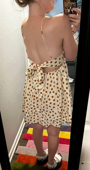 ZARA Polka Dot Dress thumbnail 2