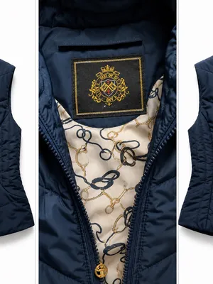 Toggi Professional Collection Navy Quilted Equestrian Vest Gilet UK 12 thumbnail 6