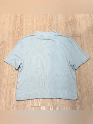 Aritzia Babaton Soft Rib Mock Neck Short Sleeve Top thumbnail 4