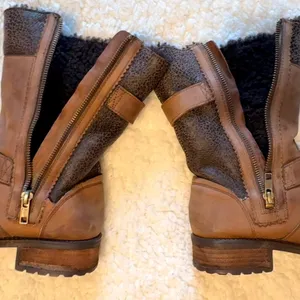 UGG Brown Oregon Stout Mid Shaft Buckle Zipper Boot thumbnail 11