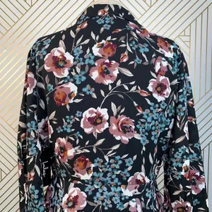 Lulus‎ Such a Beauty Black Floral Button-Up Dress thumbnail 9