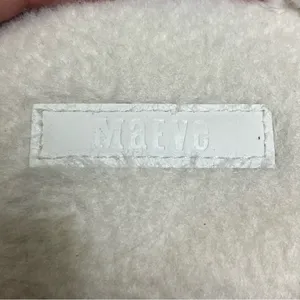 Anthropologie‎ Maeve puffy platform slippers mules peach white women’s size 8-9 thumbnail 10