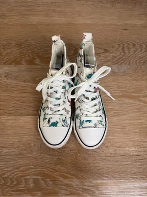 Hot Topic Dinosaur Print Hi-Top Women’s Sneakers, Size 5 thumbnail 7