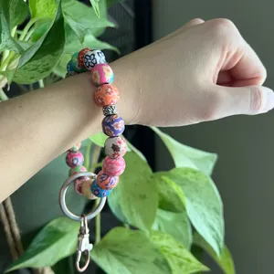 Etsy Beaded Wrist Keychain thumbnail 1