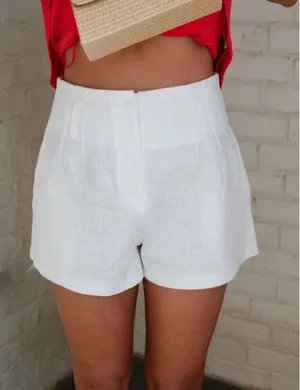 These Three Boutique Linen Shorts thumbnail 1