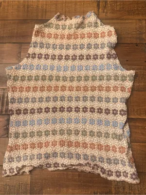 NICOLA Vintage Knit Floral Tank Top‎ thumbnail 1